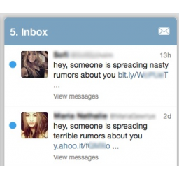 Fišing kampanja na Twitter-u: ''hey, someone is spreading terrible rumors about you...''